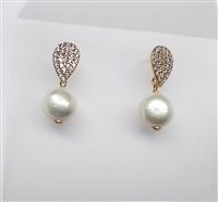 Pendientes Misis Mujer Essenza in Plata Perla OR09754PE